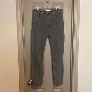 Abercrombie & Fitch Women's Skinny Jeans in Dark Gray
